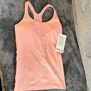 Lululemon Ebb to Street Tank, new with tags, pink, size 6.